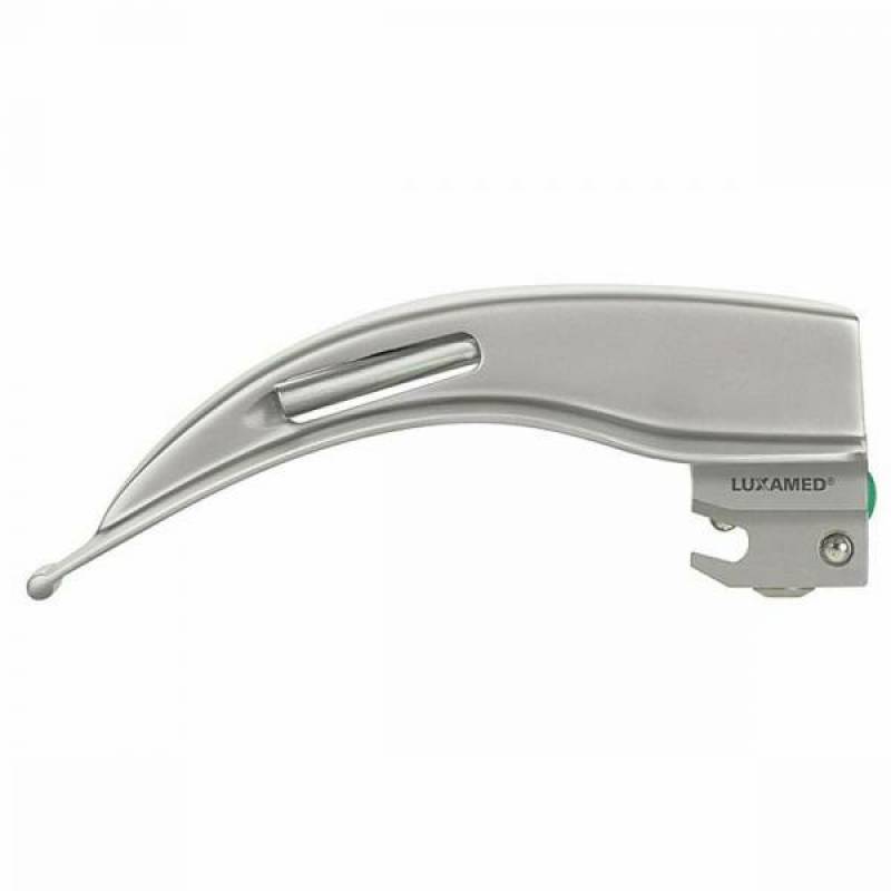 Набір F.O. ларингоскоп дорослий + педіатричний LED 2,5В + 2 Miller та 3 Macintosh клинка Luxamed, рис. 0